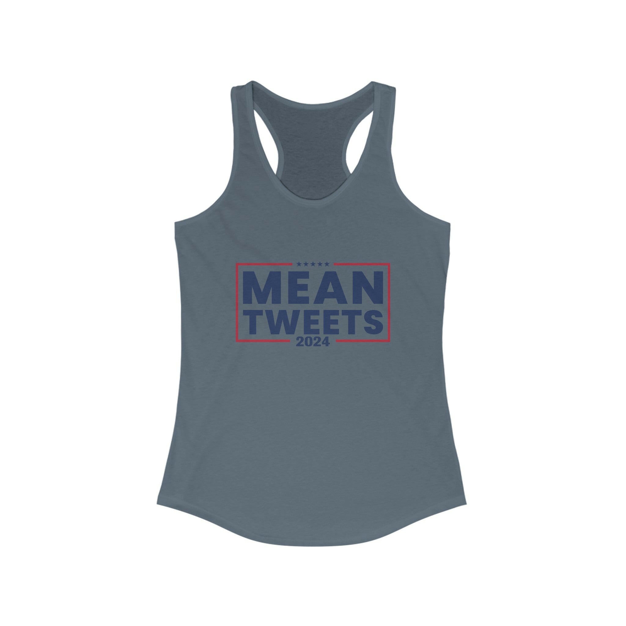 Mean Tweets 2024 Women's Ideal Racerback Tank