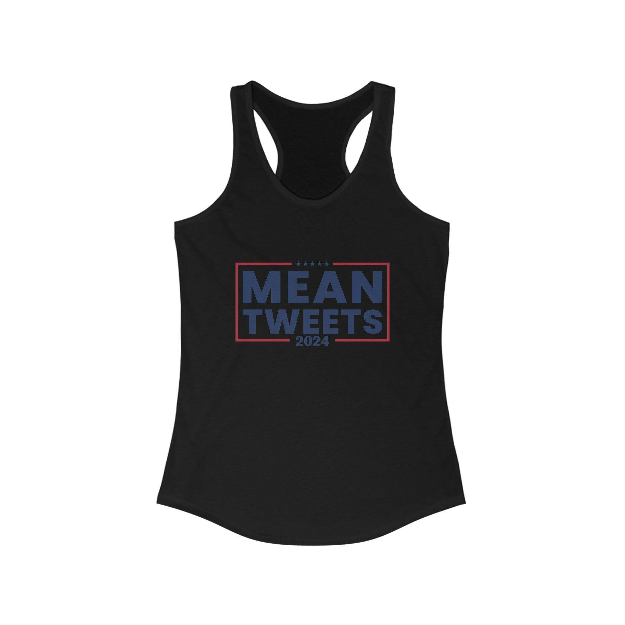 Mean Tweets 2024 Women's Ideal Racerback Tank