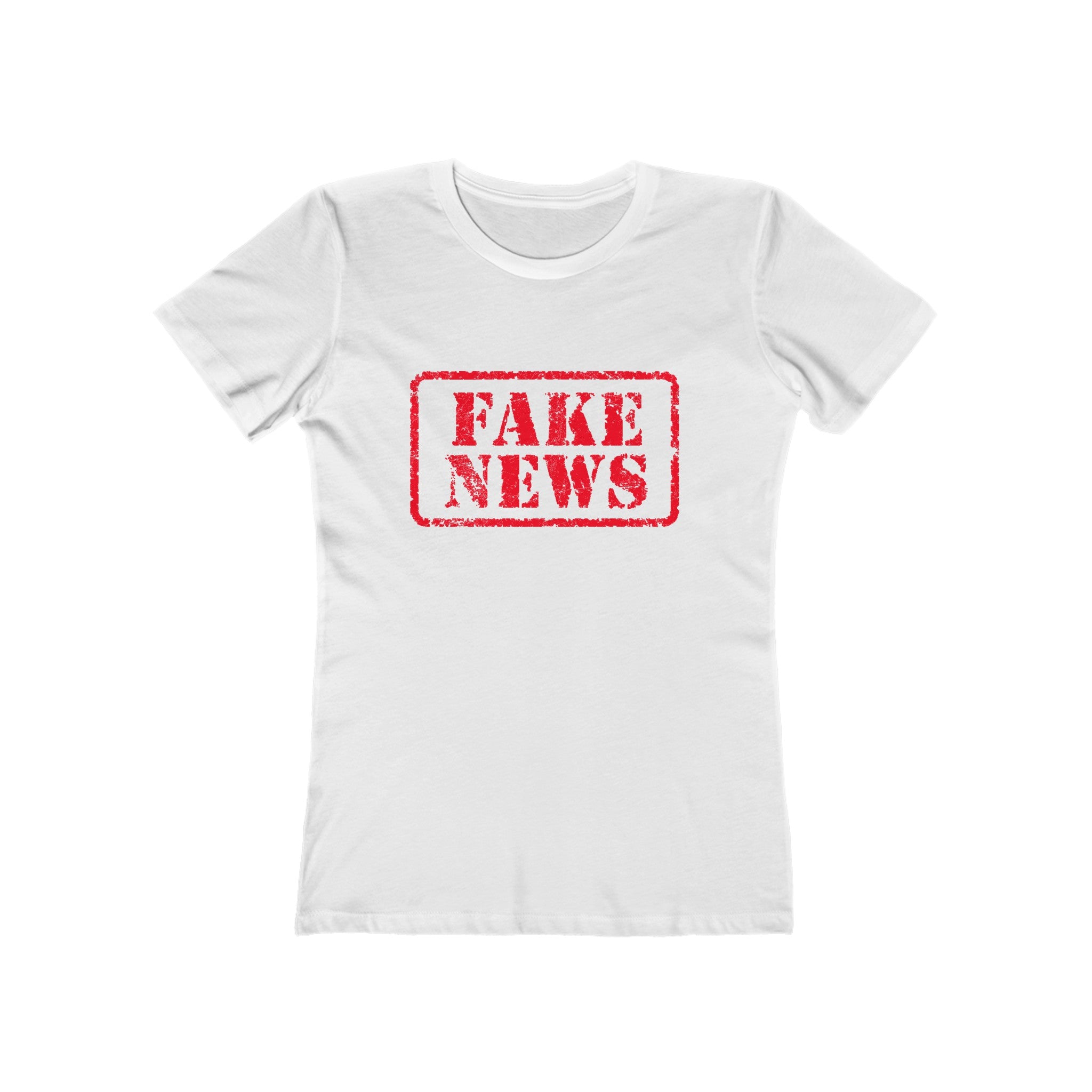 Fake News Boyfriend Tee for Women