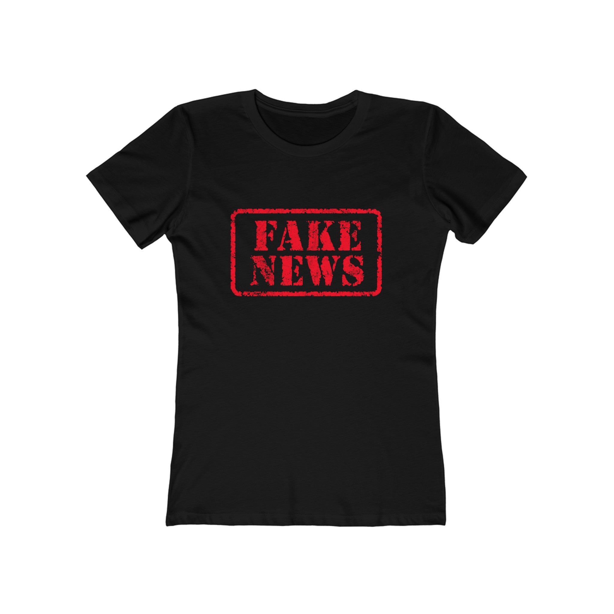 Fake News Boyfriend Tee for Women