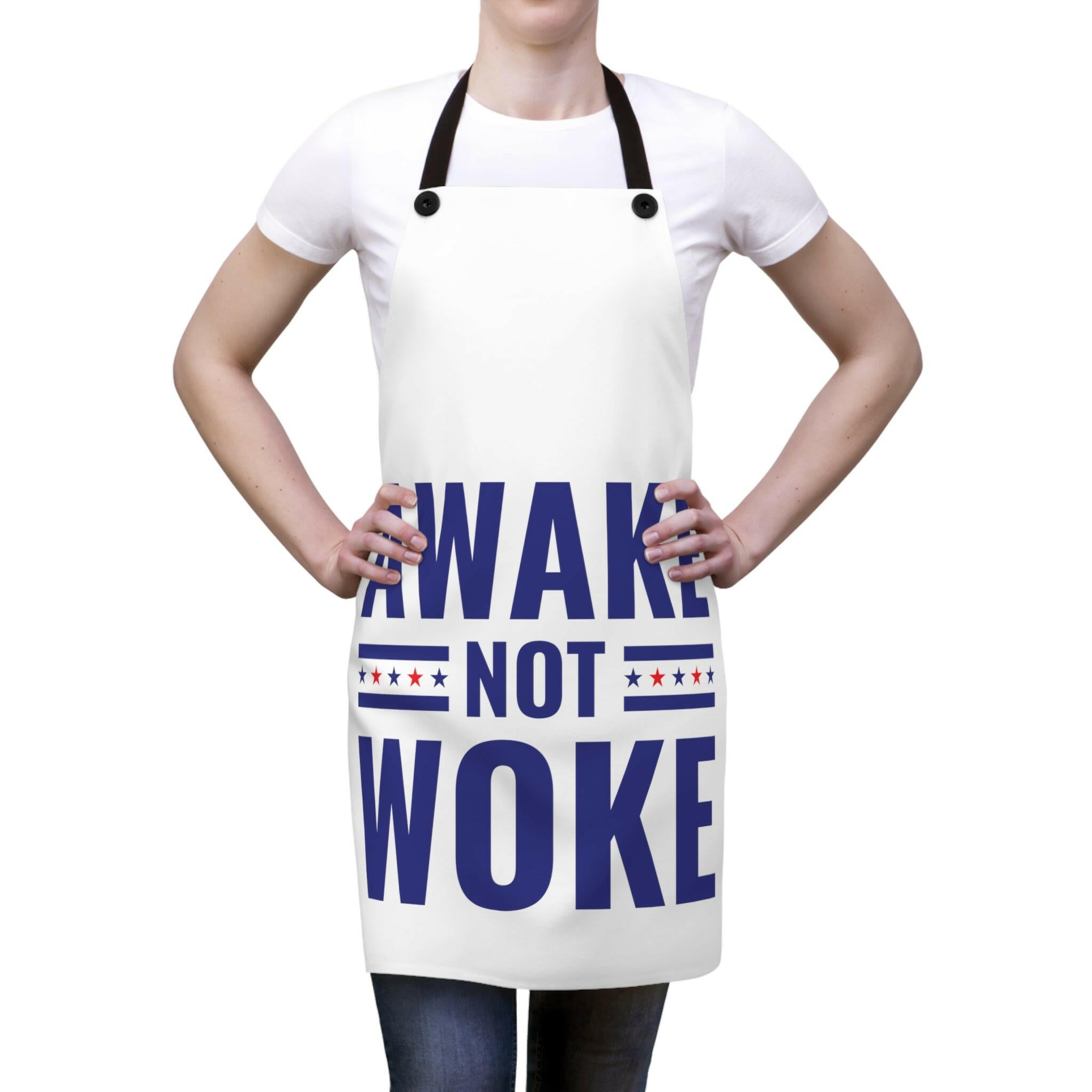 Awake Not Woke Apron (AOP)