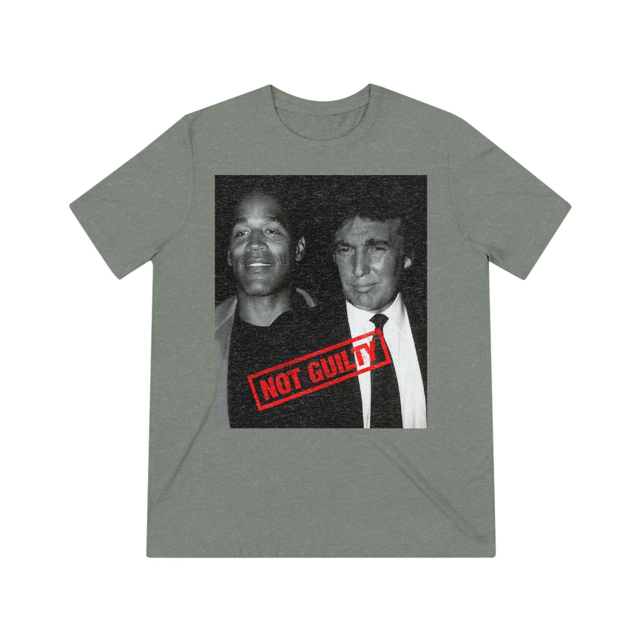 Trump & O.J. – The Fight for Justice Unisex Triblend Tee