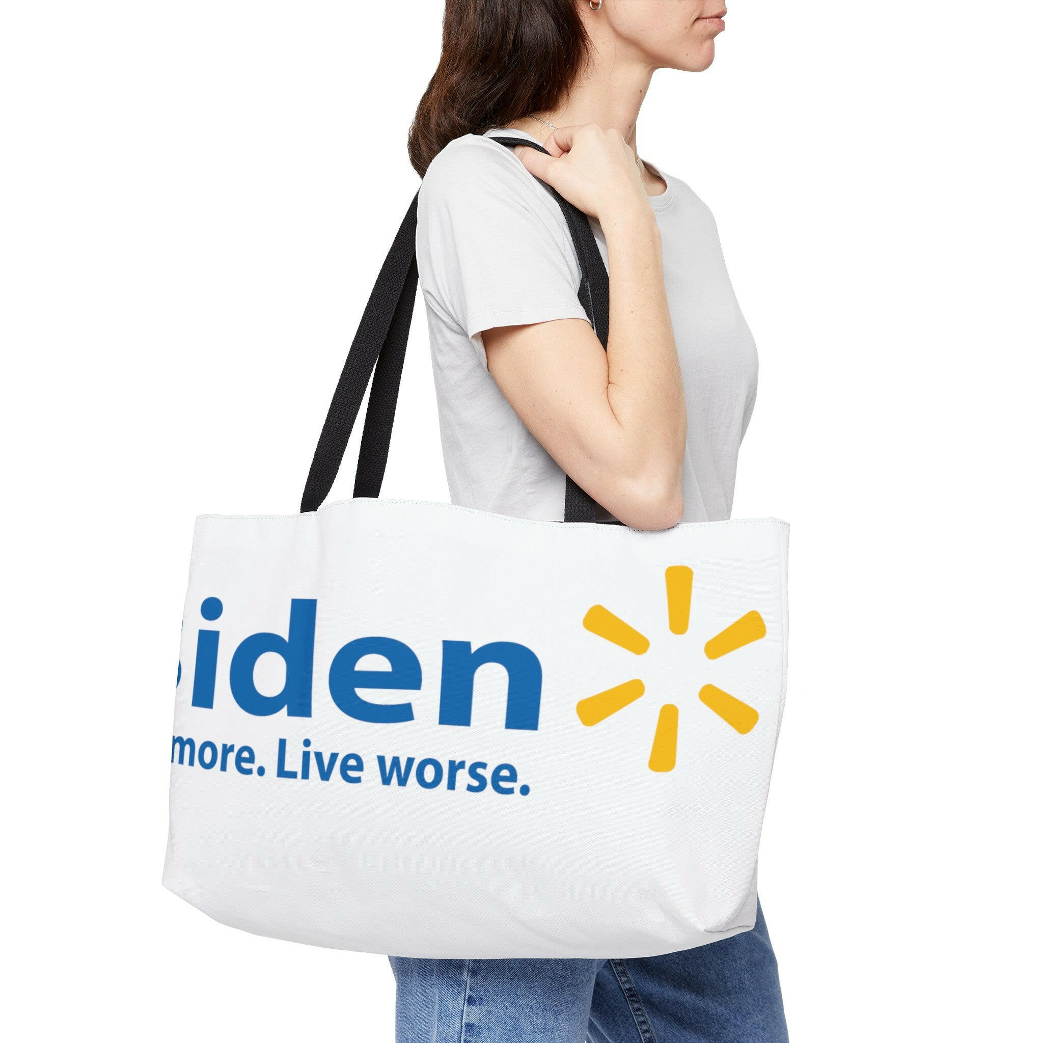 Biden: Pay More, Live Worse Spacious Weekender Tote Bag