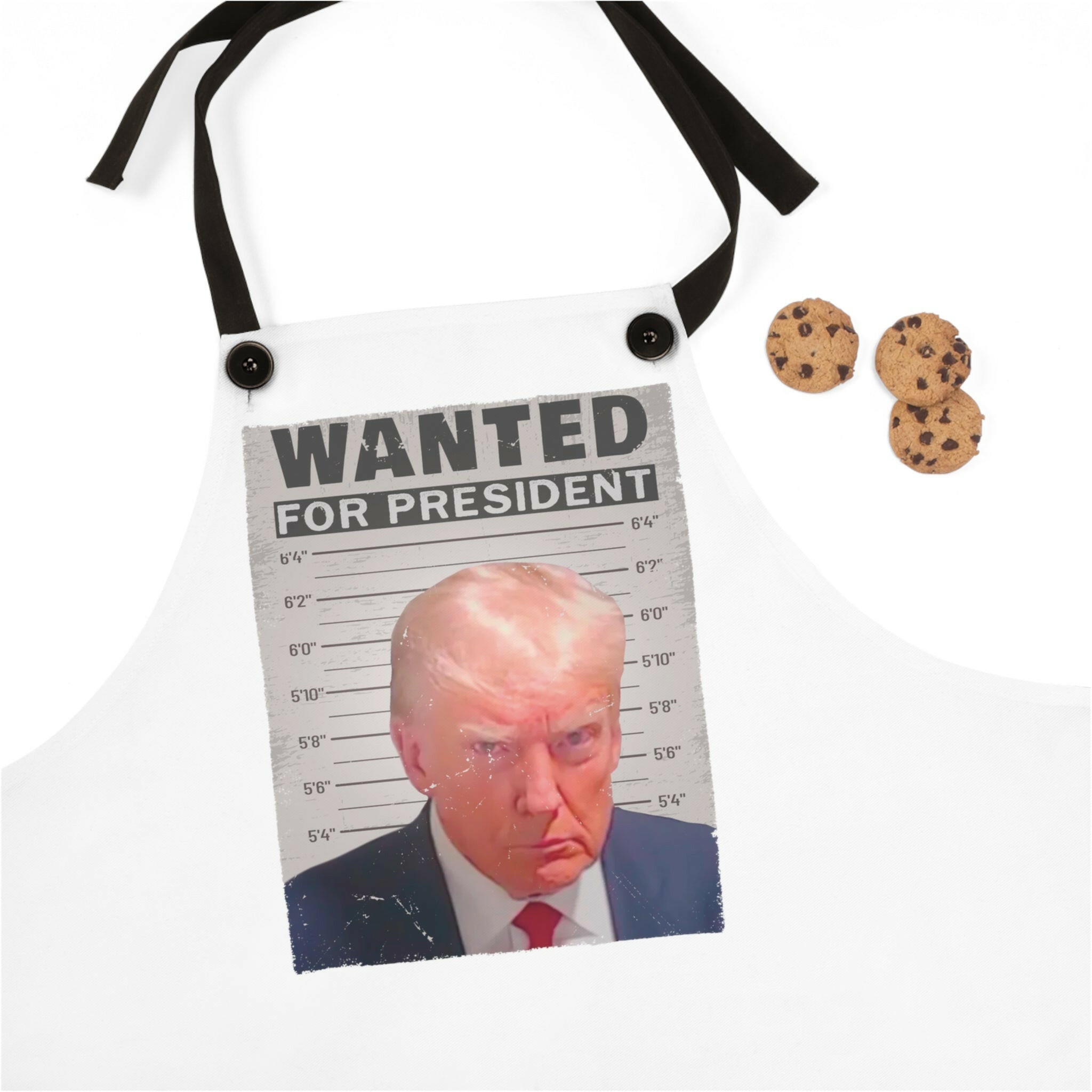 Wanted for President Trump Chef's Apron