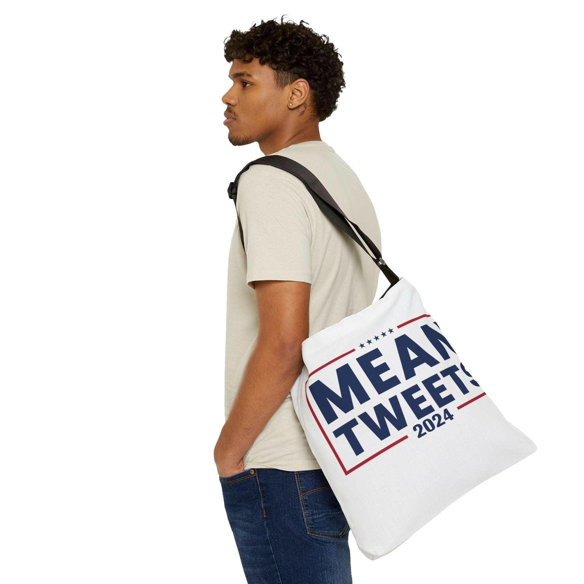 Mean Tweets 2024 Adjustable Tote Bag