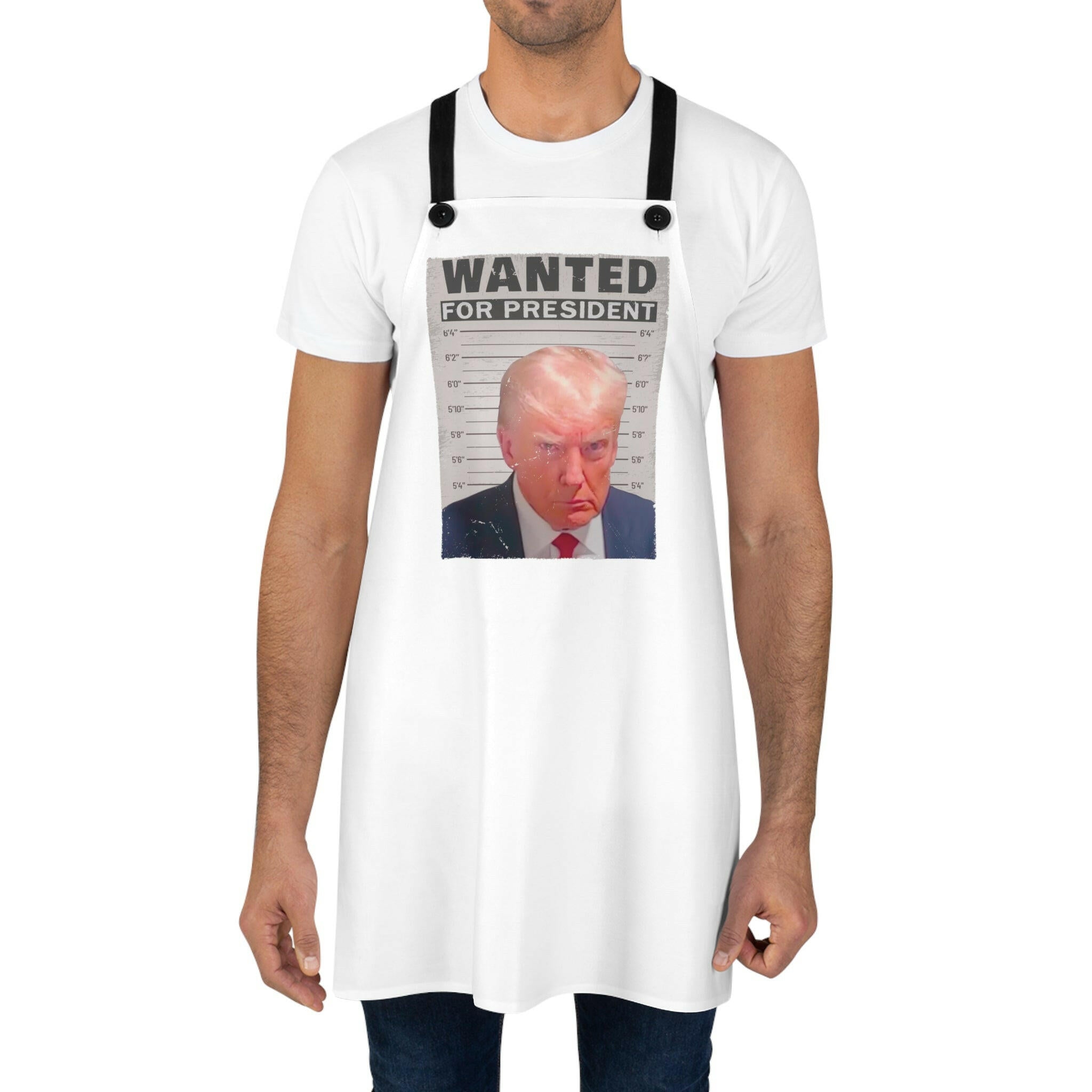 Wanted for President Trump Chef's Apron