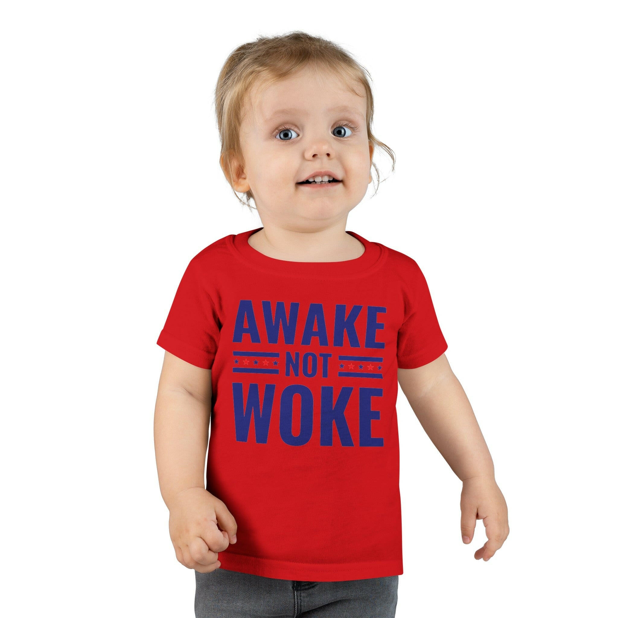 Awake Not Woke Toddler T-Shirt