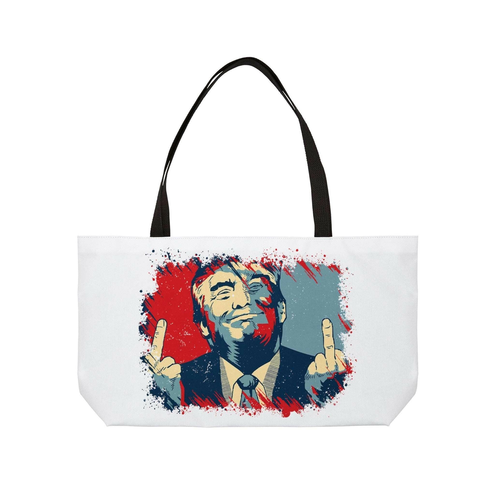 Trump 2024 Bold Defiance Weekender Tote Bag