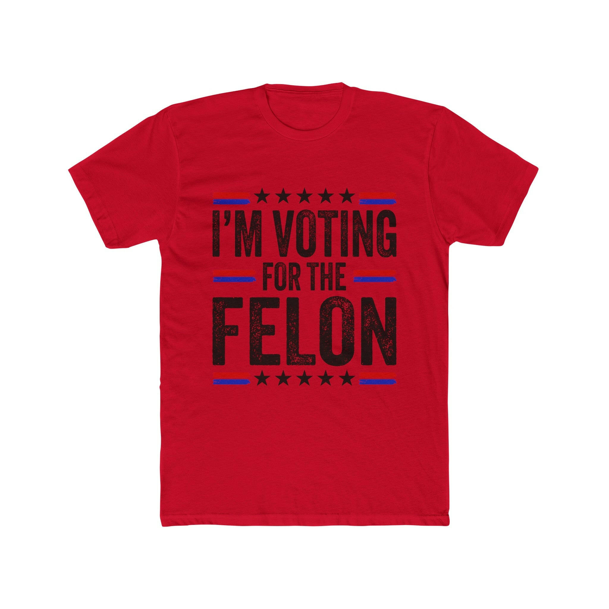 Voting for the Felon Unisex Cotton Crew Tee