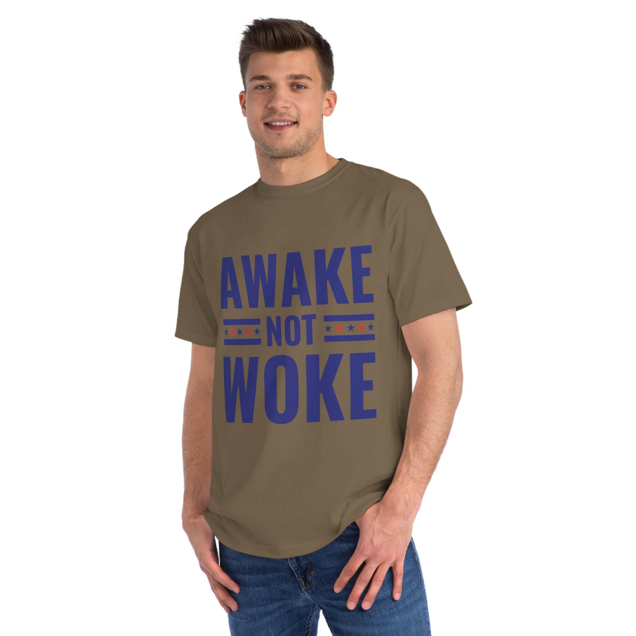 Awake Not Woke Organic Unisex Classic T-Shirt