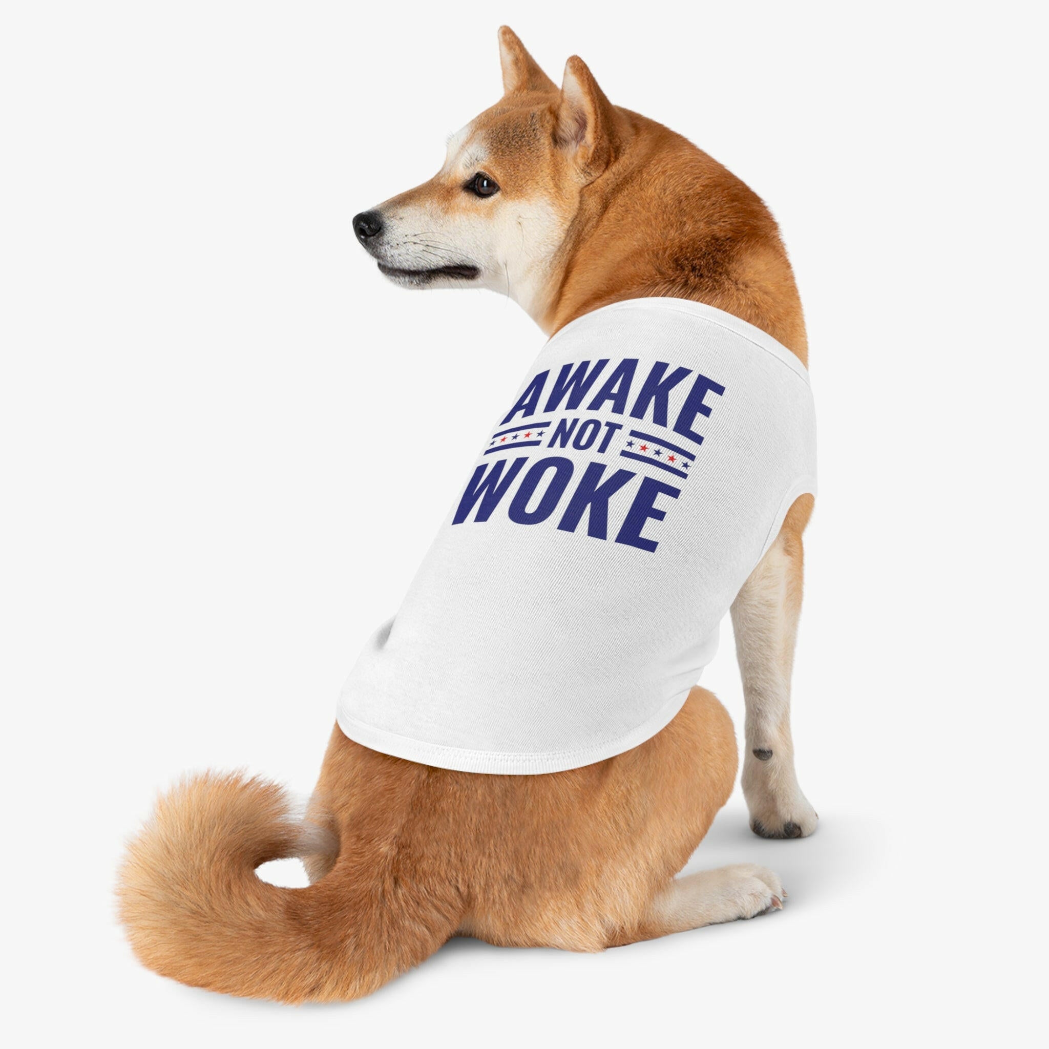 Awake Not Woke Freedom Pet Tank Top