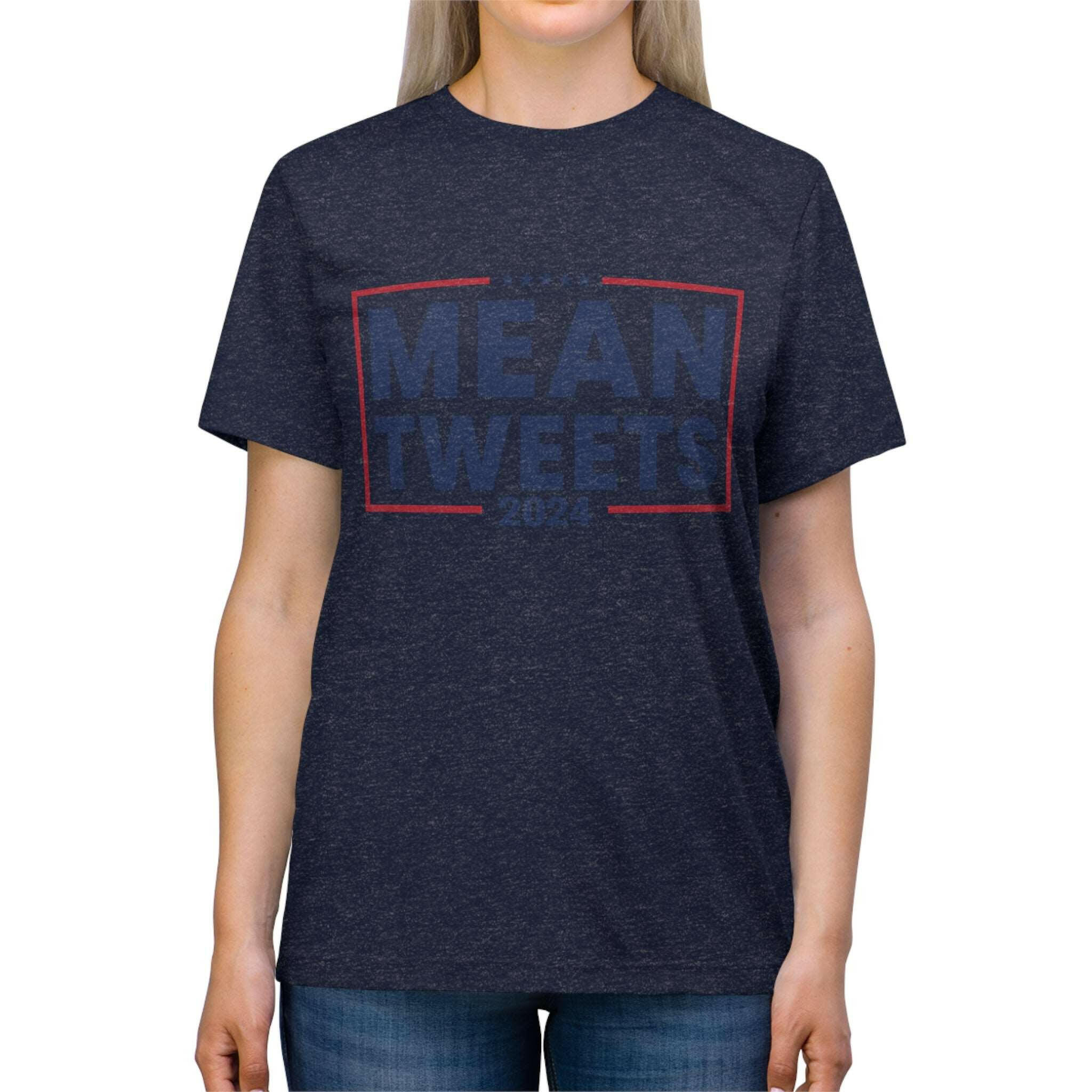 Mean Tweets 2024 Unisex Triblend Tee