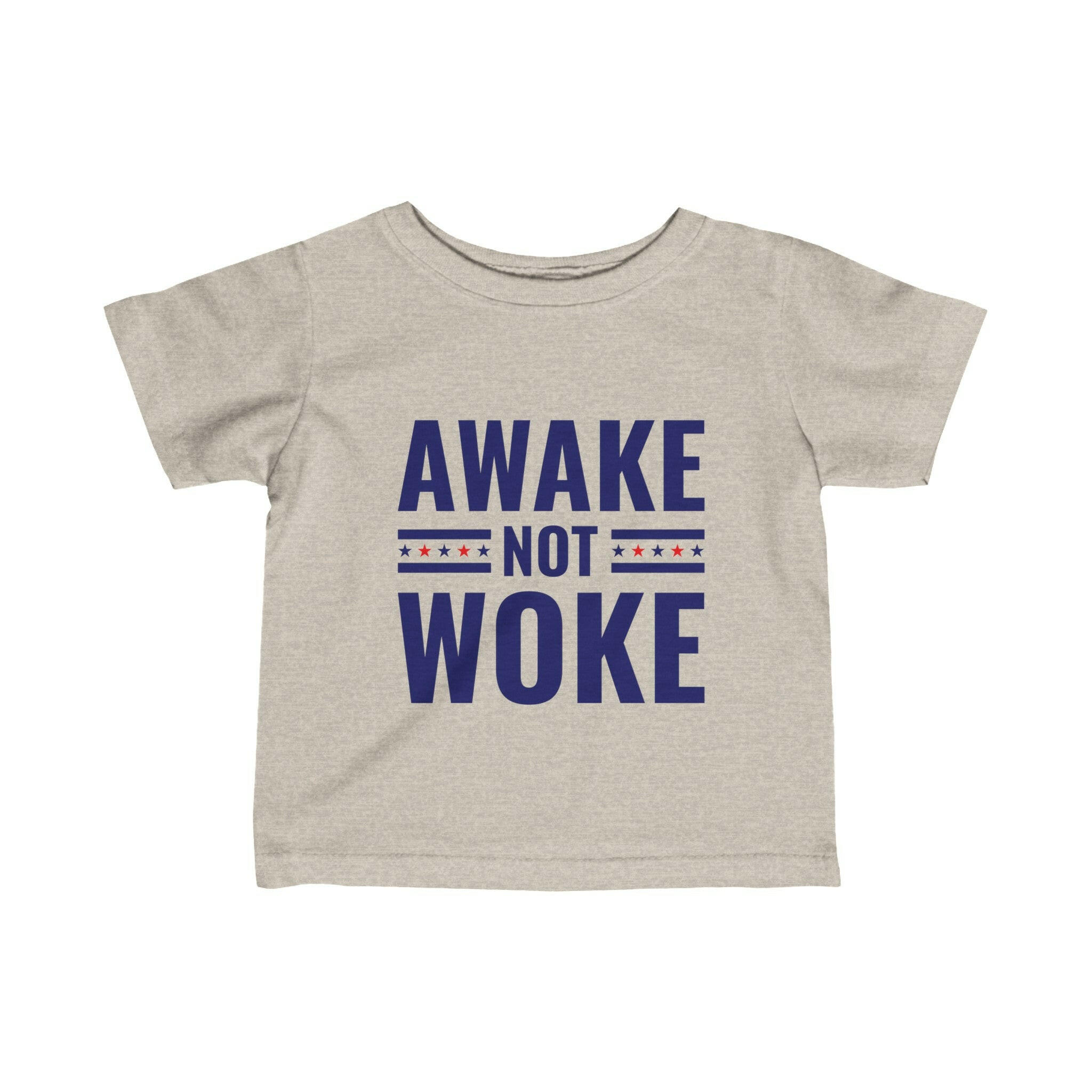 Awake Not Woke Infant Fine Jersey Tee