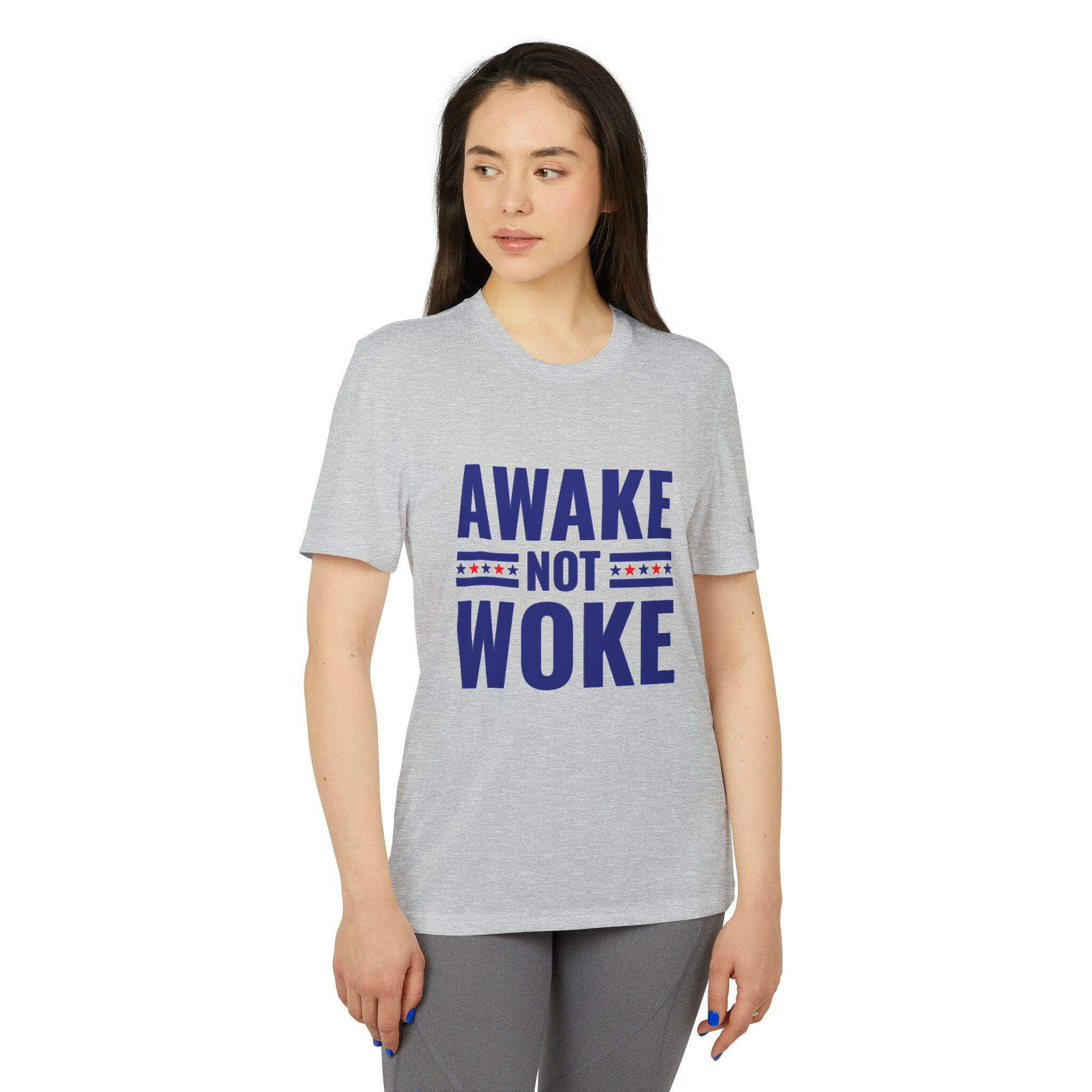 Awake Not Woke adidas® Unisex Sport T-shirt