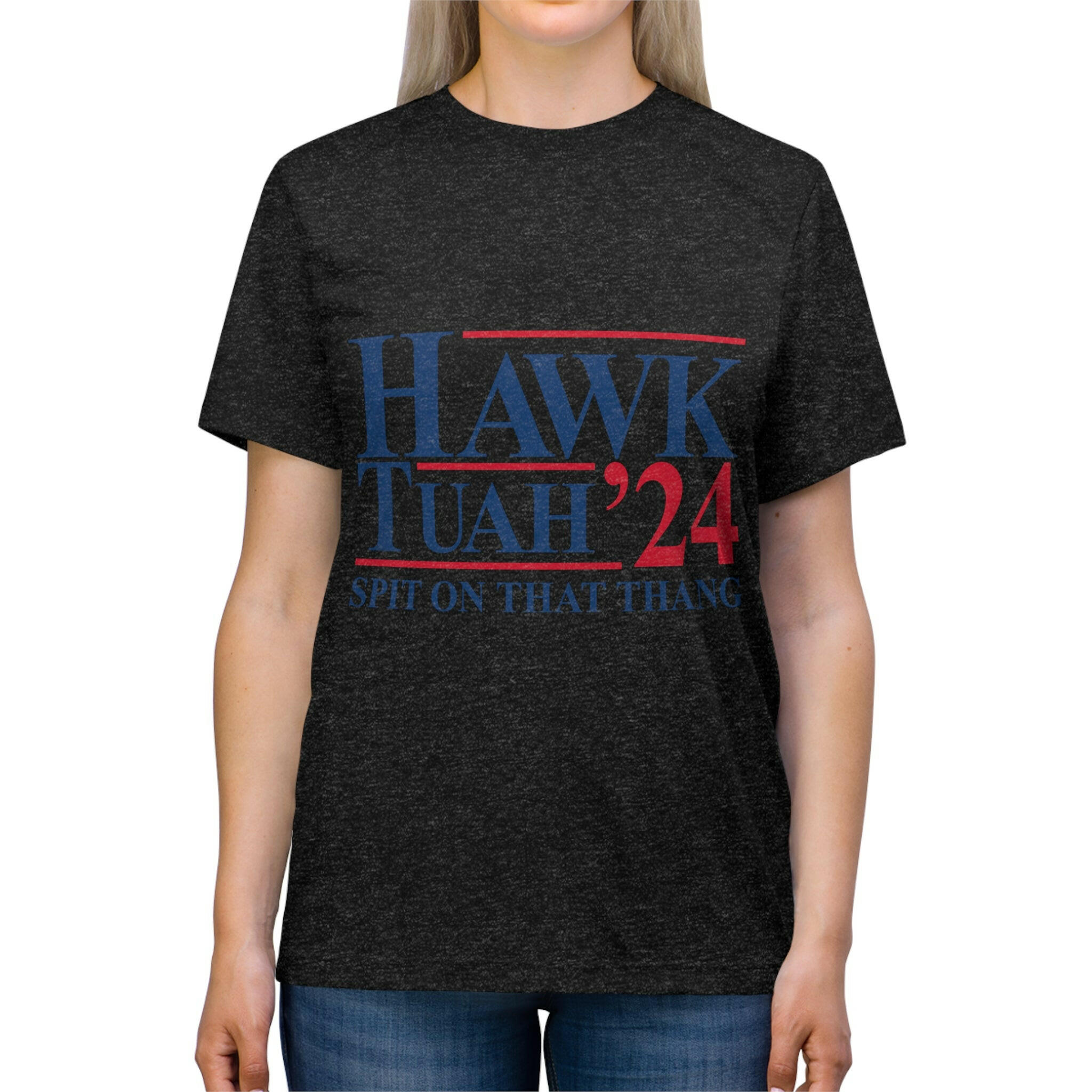 Hawk Tuah Unisex Triblend Tee