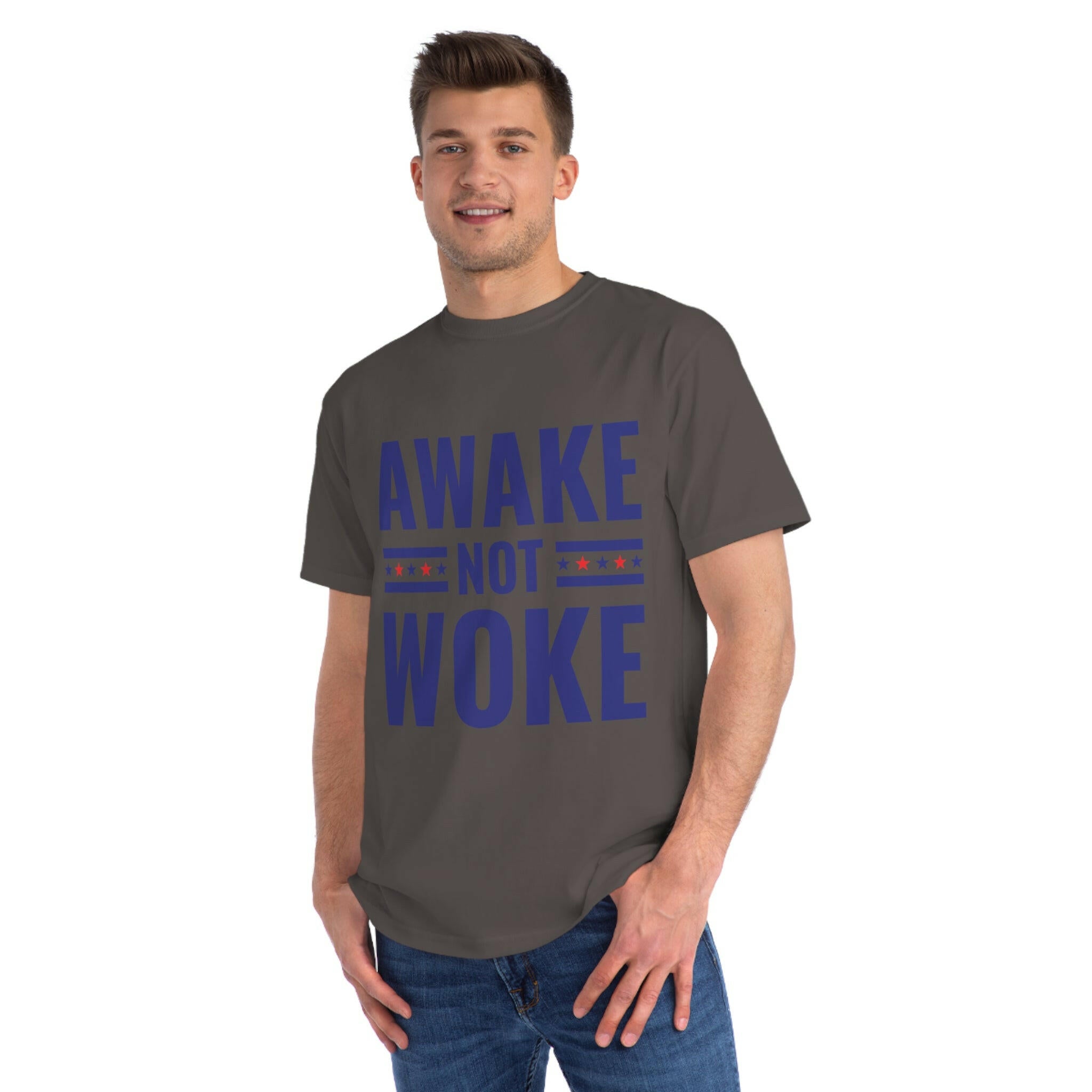 Awake Not Woke Organic Unisex Classic T-Shirt